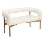 Sofas, Wooden Boa Love 2-seat. sofa, oak - Kvadrat Sacho Elle 0200, White