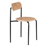 Ruokapöydän tuolit, Moderno tuoli, musta - visakoivu, Musta