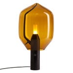 Established & Sons  Lighthouse T1 table lamp, amber - Marquina black marble