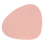 Tovagliette, Tovaglietta Curve, 37 x 44 cm, pelle Nupo rosa, Rosa