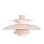 Pendant lamps, PH 5 Monochrome pendant, pale rose, Pink