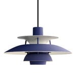 Louis Poulsen PH 5 Mini Monochrome pendant, dusty indigo