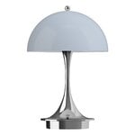 Louis Poulsen Panthella 160 Portable V3 bordslampa, opalgrå - krom