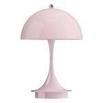 Louis Poulsen Lampe de table Panthella 160 Portable V3, opale rose pâle