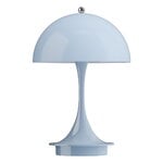 Louis Poulsen Lampe de table Panthella 160 Portable V3, opale bleu pâle