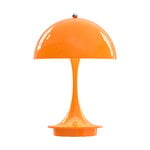 Louis Poulsen Lampe de table Panthella 160 Portable Metal V2, orange