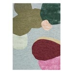 Wool rugs, Poppykalas Sleeping Flower rug, blue, Multicolour