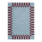 LAYERED Teklan Frame rug, mulberry sky