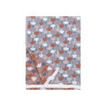 Tulppaani blanket, 130 x 180 cm, cinnamon - blue