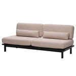 Hetki sofa bed, black base - nude Muru 464