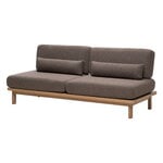 Schlafsofas, Hetki Schlafsofa, Gestell aus Eichenholz - Braun, Muru 475, Braun