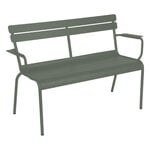 Outdoor benches, Luxembourg 2-seater bench, rosemary, Green