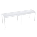 Outdoor benches, Luxembourg bench, 145 cm, cotton white, White