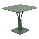 Patio tables, Luxembourg table, 80 x 80 cm, with pedestal, cactus, Green