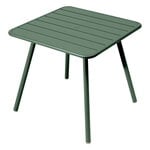Patio tables, Luxembourg table, 80 x 80 cm, cedar green, Green