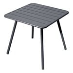 Patio tables, Luxembourg table, 80 x 80 cm, anthracite, Grey