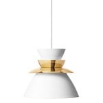 Pendant lamps, Sundowner pendant 250, brass, White