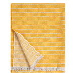 Lapuan Kankurit Raitti bedspread, 160 x 260 cm, coffee dyed orange