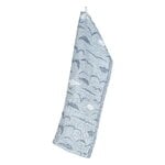Lapuan Kankurit Serviette en lin Rannalla, 46 x 70 cm, blanc - bleu