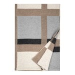 Lapuan Kankurit Ruusa villahuopa, 130 x 200 cm, harmaa - beige - musta