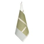 Lapuan Kankurit Serviette Suunta, 46 x 46 cm, olive - blanc - gris