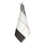 Lapuan Kankurit Serviette Suunta, 46 x 46 cm, blanc - gris - noir