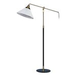 Floor lamp 349, brass - black