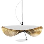 Catellani & Smith Lederam Manta S1 pendant lamp, gold - white