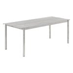 Muuto Linear Steel table, 200 x 75 cm, warm galvanized steel