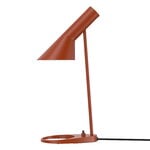 AJ Mini V3 table lamp, rusty red