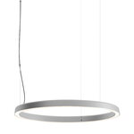 Lampade a sospensione, Lampada a sospensione Compendium Circle, 72 cm, alluminio, Argento