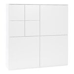 Sideboards & dressers, Fuuga cabinet with doors, 128 x 132 cm, white, White