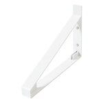 Wall shelves, Classic wall shelf bracket, 30 cm, 1 pc, white, White