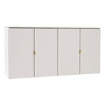 Sideboards & dressers, Fuuga sideboard, 128 cm, wall mounting, cashmere – brass, Beige