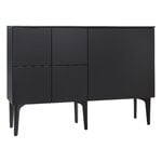 Sideboards & dressers, Fuuga sideboard, 128 cm, black, Black