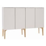 Sideboards & dressers, Fuuga sideboard, 128 cm, cashmere - Terrazzo - oak, Beige