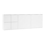 Sideboards & dressers, Fuuga sideboard, 192 cm, with plinth, white, White