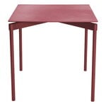 Petite Friture Fromme dining table, 70 x 70 cm, brown red