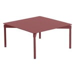 Fromme coffee table, brown red