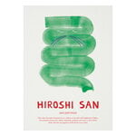 Julisteet, Hiroshi San juliste, 50 x 70 cm, Valkoinen