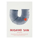 Posters, Mashiho San poster, 50 x 70 cm, White