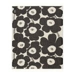 Marimekko Unikko throw, 130 x 180 cm,  white - black