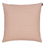 Tyynynpäälliset, Mini Räsymatto tyynynpäällinen, 50 x 50 cm, puuvilla - persikka, Vaaleanpunainen