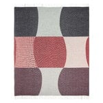 Blankets, Sambara throw, 140 x 180 cm, off-white - red - brown, Brown