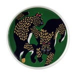 Lautaset, Oiva - Ilves lautanen, 20 cm, valkoinen - vihreä - t.sininen, Monivärinen Lautaset, Oiva - Ilves lautanen, 20 cm, valkoinen - vihreä - t.sininen, Monivärinen