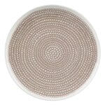 Plates, Oiva - Siirtolapuutarha plate, 25 cm, white - beige, White