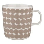 Cups & mugs, Oiva - Räsymatto mug, 4 dl, white - beige, White
