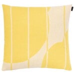 Cushion covers, Vesi Unikko cushion cover, 50 x 50 cm, spring yellow - ecru, Yellow