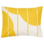 Pillowcases, Vesi Unikko pillow case, 50 x 60 cm, spring yellow - ecru, Yellow