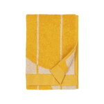 Hand towels & washcloths, Vesi Unikko guest towel, spring yellow - ecru, Yellow